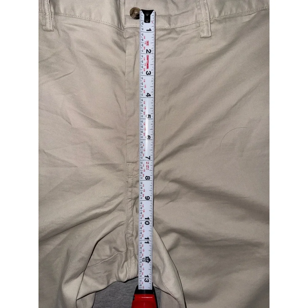 Polo Ralph Lauren Mens Stretch Straight Fit Pants Size 40x30 Beige Preppy Ivy